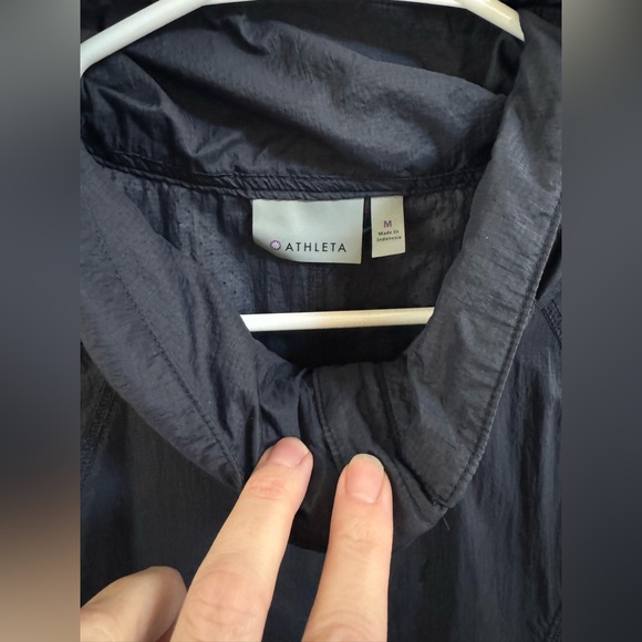 Athleta lightweight Distance Jacket Size M Navy Blue - Picture 4 of 11